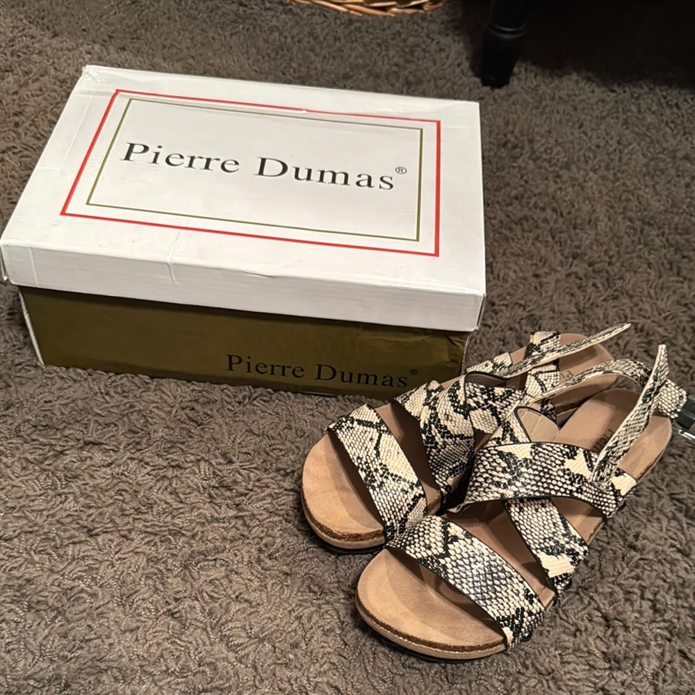 Pierre Dumas Snakeskin Platform